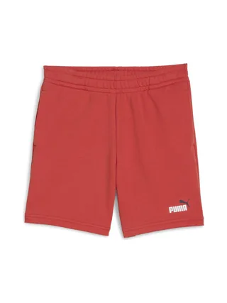 Short Terracotta Garçon Puma Ess2 Color No.1 Logo 1