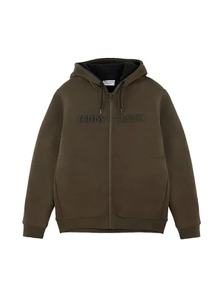 Veste Zippée Kaki Homme Teddy Smith Giclass 1
