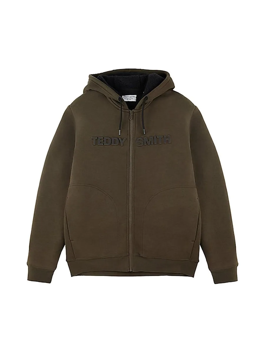 Veste Zippée Kaki Homme Teddy Smith Giclass 2