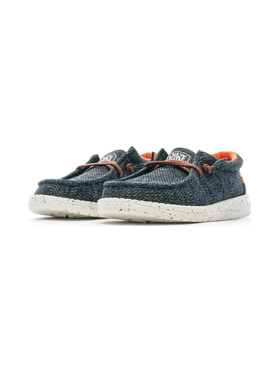 Chaussures Bleu Garçon Hey Dude Wally Youth Sox 7