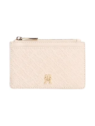 Porte-cartes Ecru Femme Tommy Hilfiger Long 1