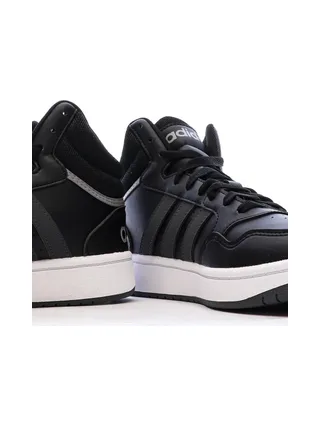 Baskets Noires Femme Adidas Hoops GW5456 7