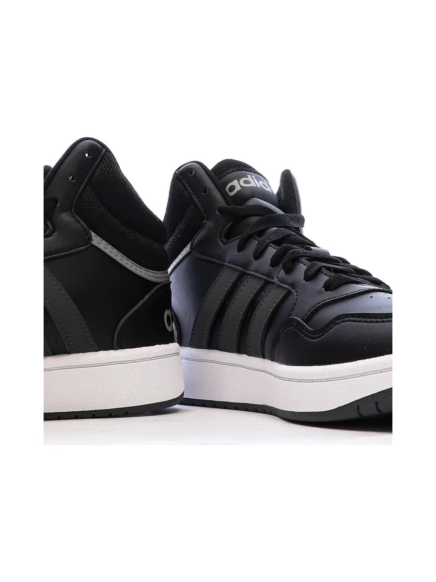 Baskets Noires Femme Adidas Hoops GW5456 8