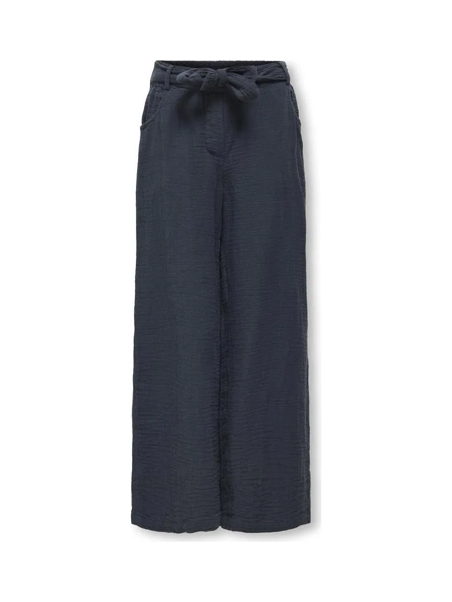 Pantalon fluide Bleu Fille Kids ONLY Kogthyra 1