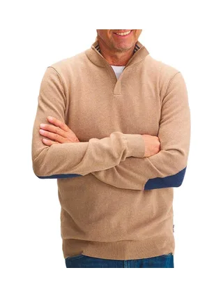 Pull Beige Homme TBS Pull MALIK 1