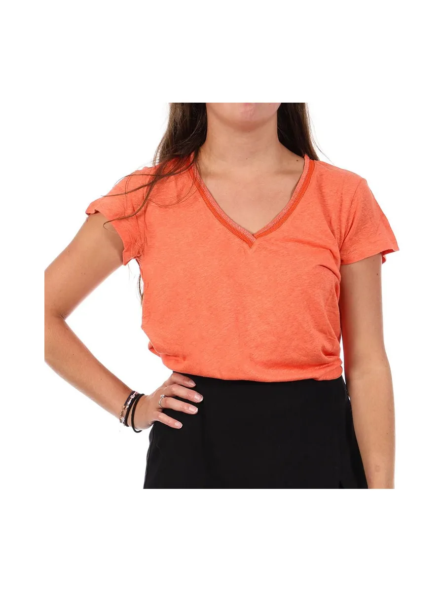 T-Shirt Corail Femme Freeman t. porter Ribbon 2