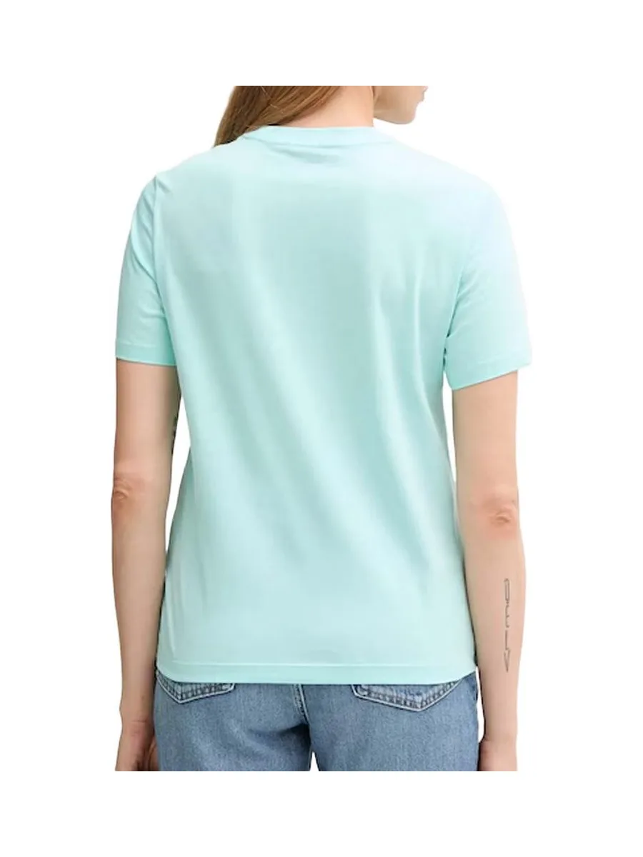 T-Shirt Turquoise Femme Calvin Klein Jeans Classic Boxed 2