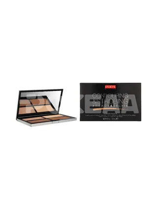 Pupa Contouring & Strobing Powder Palette 17.5g - #003 Dark Skin 1