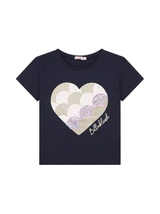 T-Shirt Marine Fille Billieblush U20482 1