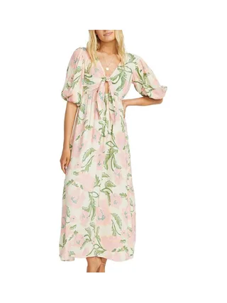 Robe Rose à Fleurs Femme Billabong Night Fall 1