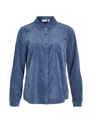 Chemise Bleu Femme Vila Courdie 1