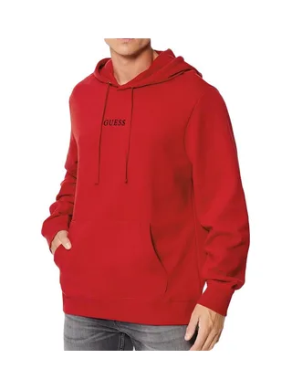 Sweat à Capuche Rouge Homme Guess Roy 1