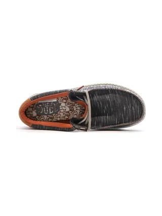 Chaussures Grises Chiné Homme Hey Dude Wally Jersey 4