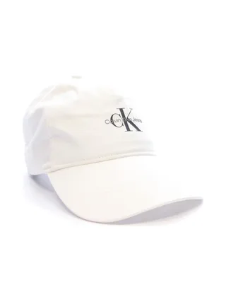 Casquette Blanche Homme Calvin Klein Jeans Monologo Printed 2