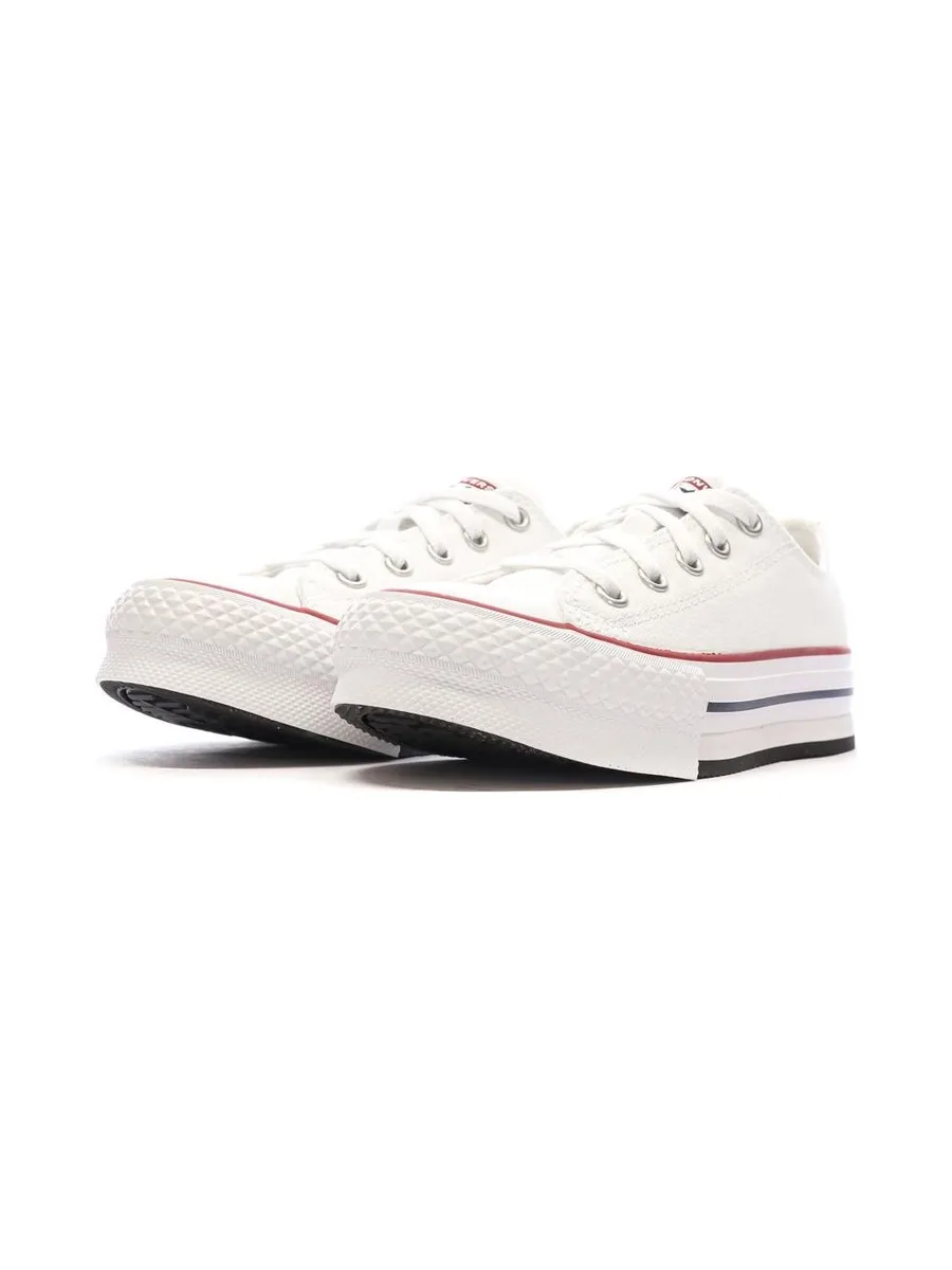 Baskets Blanches Fille Converse All Star Eva 7