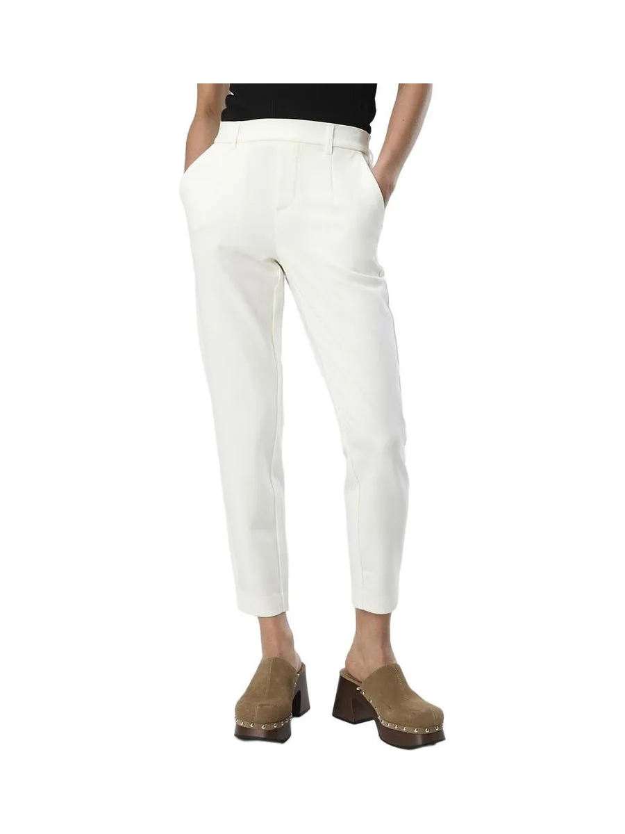 Pantalon habillé écru femme Vero Moda Slim 2