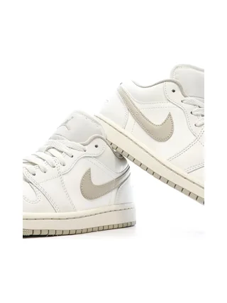 Basket Écru/Marron Mixte Nike Air Jordan 1 Low 7