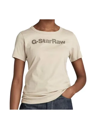 T-shirt Beige Femme G-Star Raw D23942 1