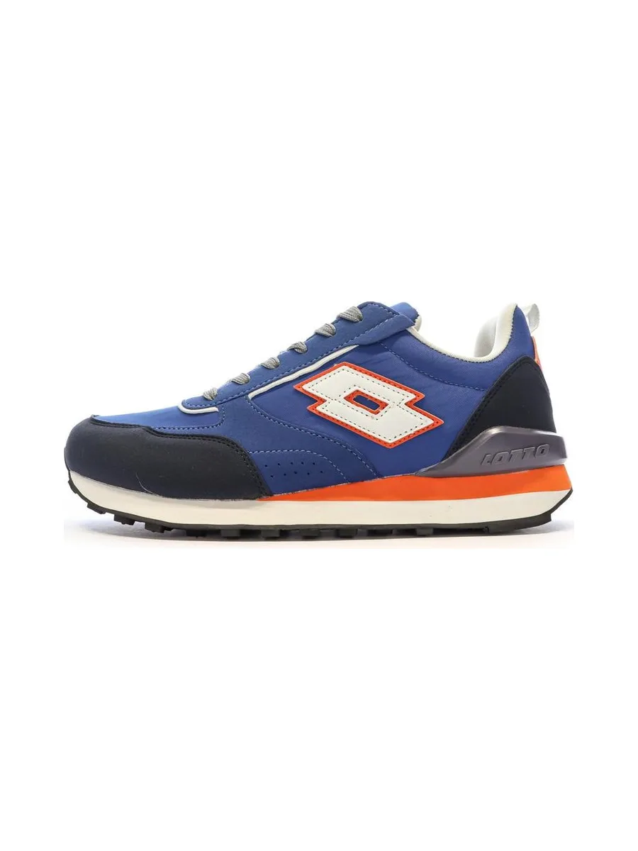 Baskets Bleu/Blanc/Orange Homme Lotto Twenty 5 1