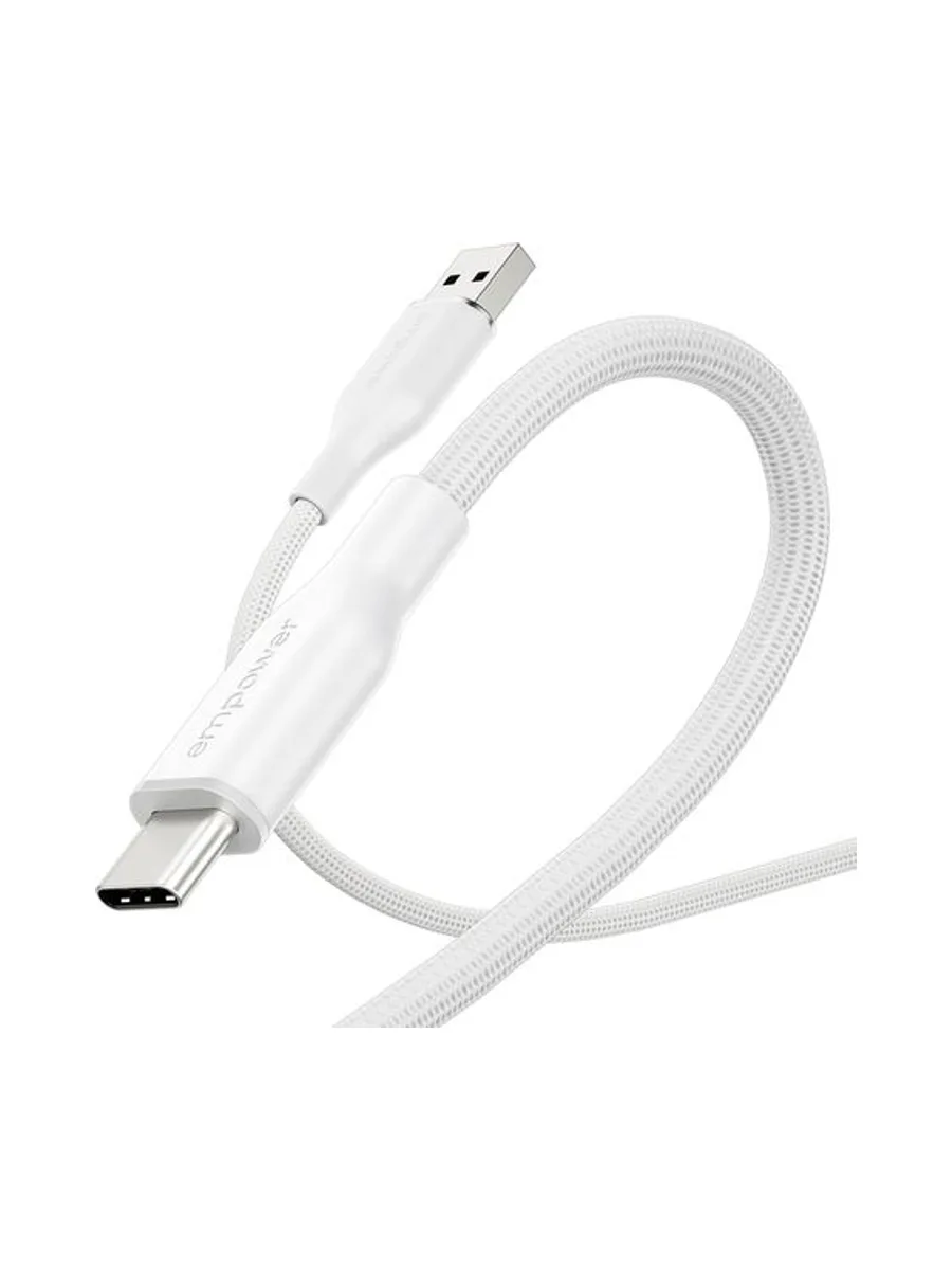 PanzerGlass empower™ by ® Racing 60W USB-A to USB-C Cable | USB 2.0 | 1.2M | Silver White USB cable 6