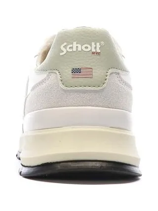 Baskets Blanches/Beiges Homme Schott Dorian 3