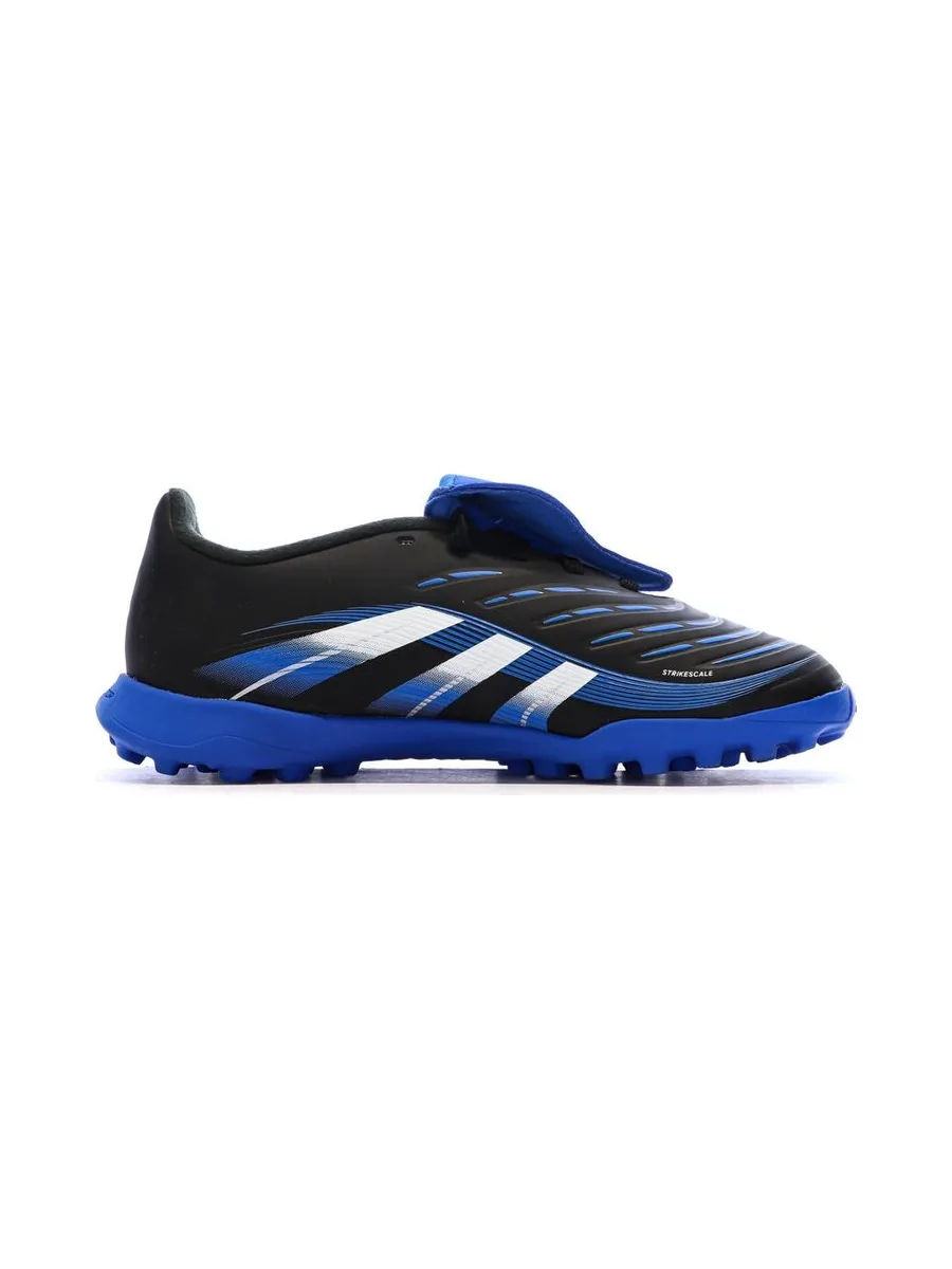 Chaussures de Foot Noir/Bleu Junior Adidas Predator League FT 3