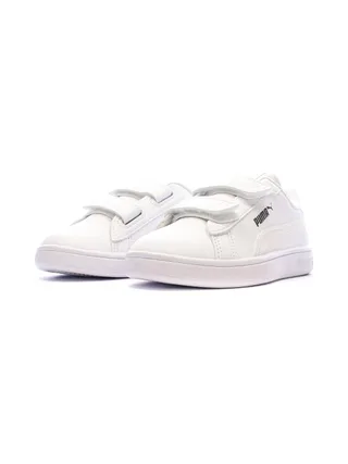 Baskets Blanches Fille Puma Smash 3.0 HoloS 6