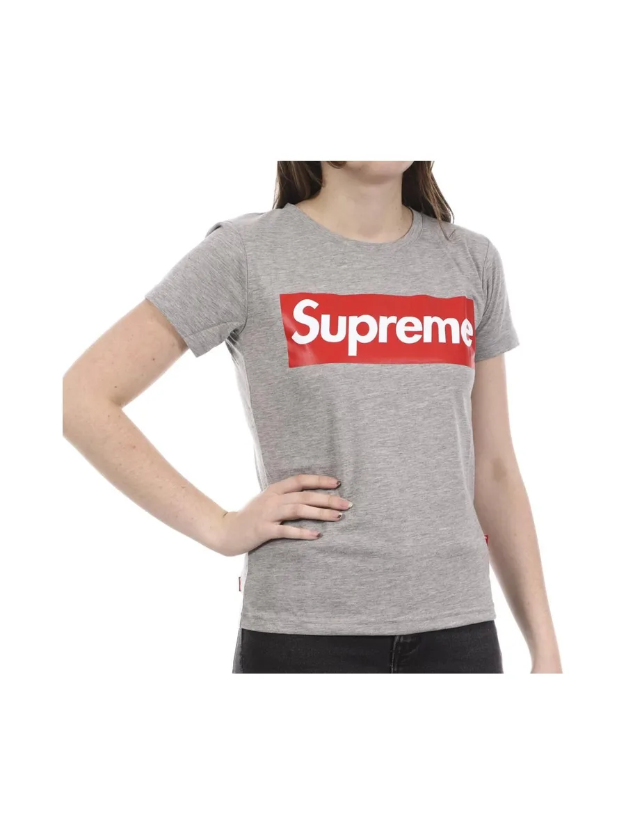T-shirt Gris Femme Supreme Grip Sofy 2