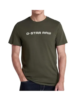 T-shirt Kaki Foncé Homme G-Star Raw GD25950 1