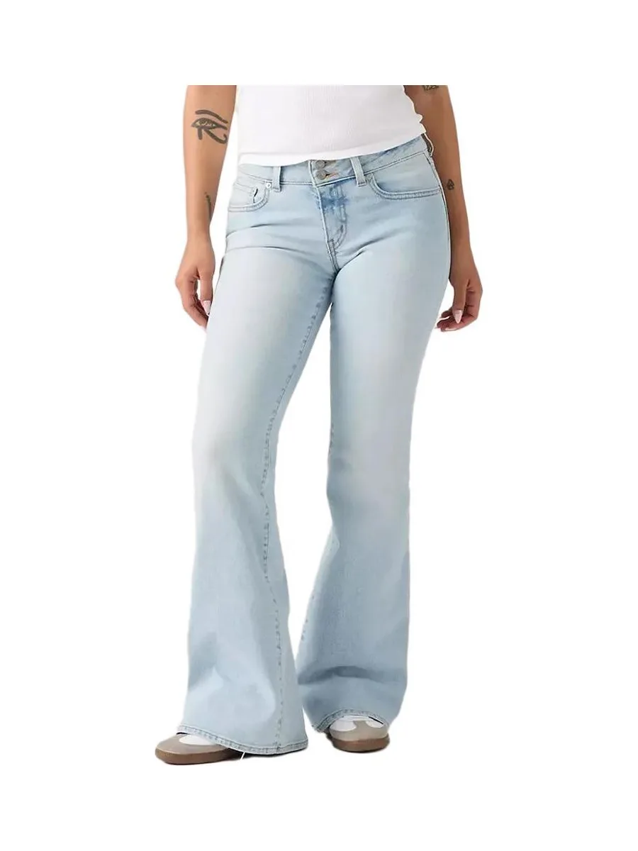 Jean Flare Bleu Clair Femme Levi's Superlow 2