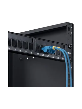 24 Port 1U Blank Keystone Patch Panel 6