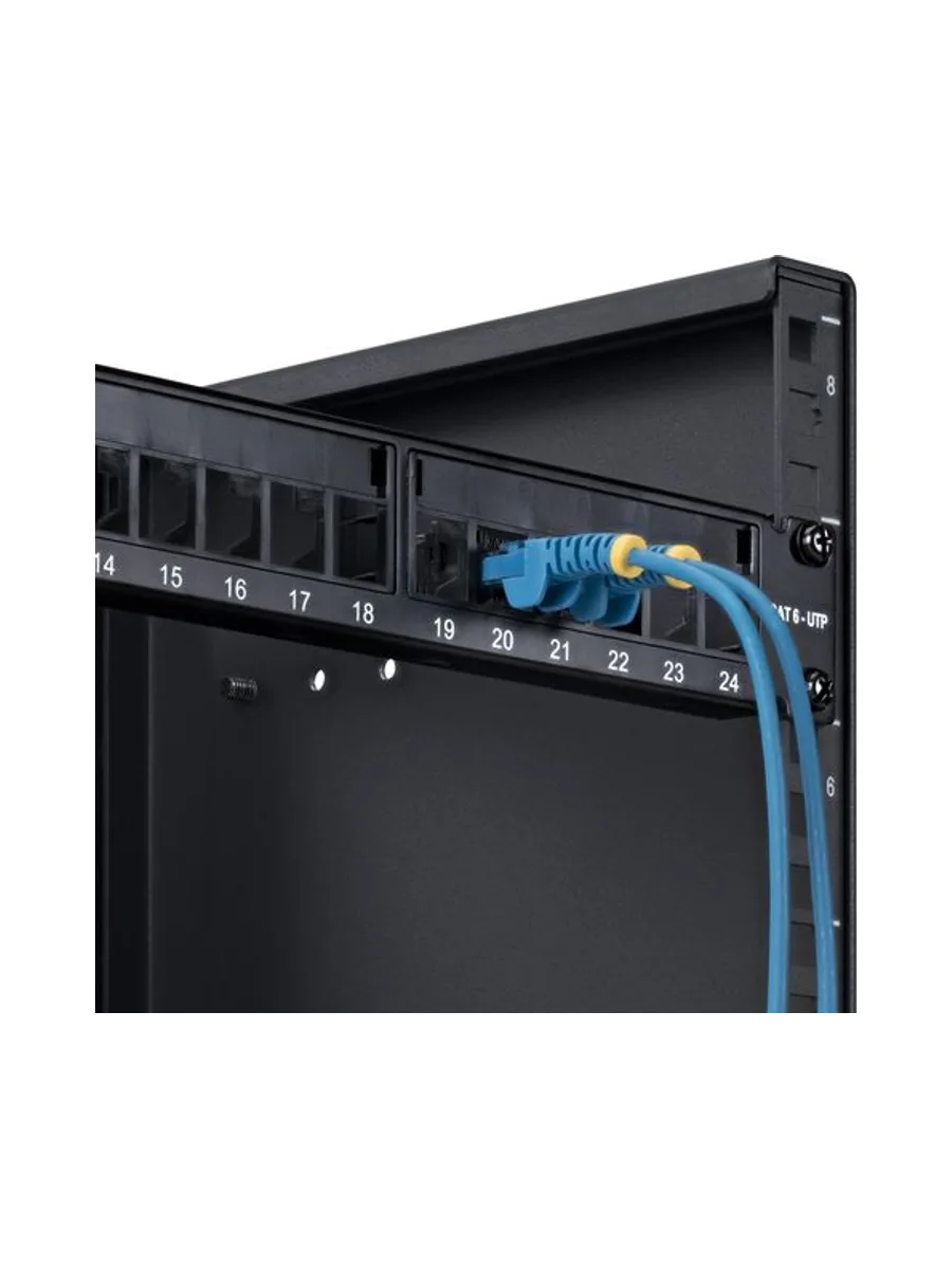 24 Port 1U Blank Keystone Patch Panel 6