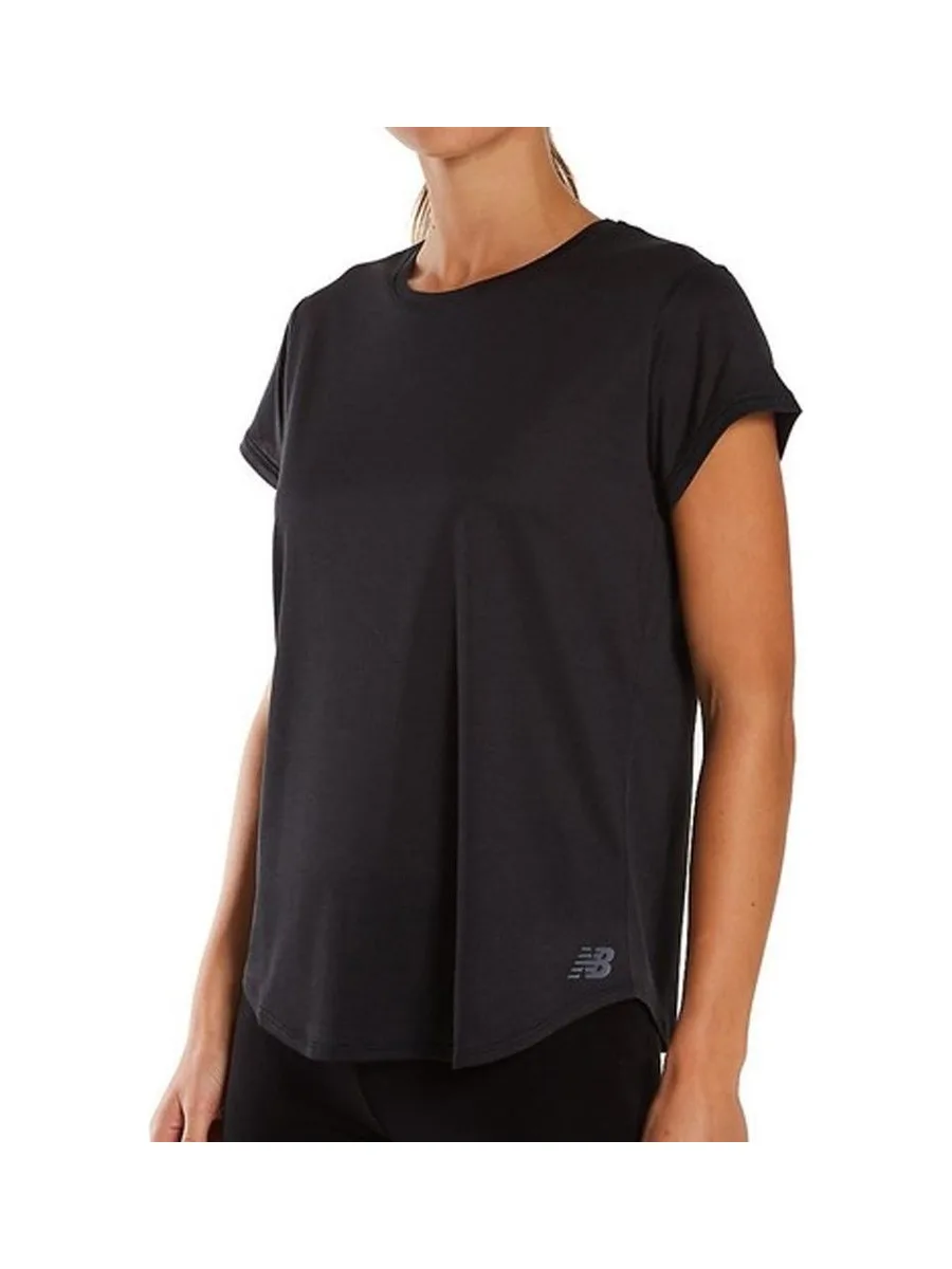 T-shirt Noir Femme New Balance Sports 1