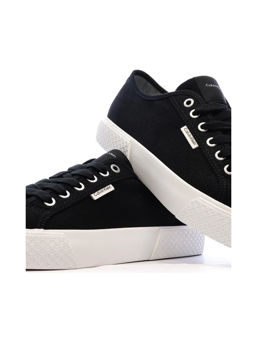 Baskets Noires Femme Calvin Klein Jeans Vulc Laceup 8
