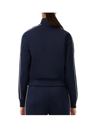 Veste Zippé Marine Femme Lacoste Paris Interlock 2