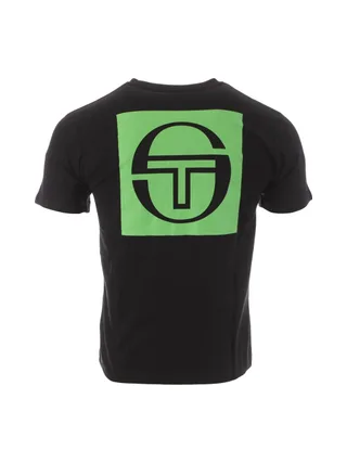 T-shirt Noir/Vert Homme Sergio Tacchini Squared 2