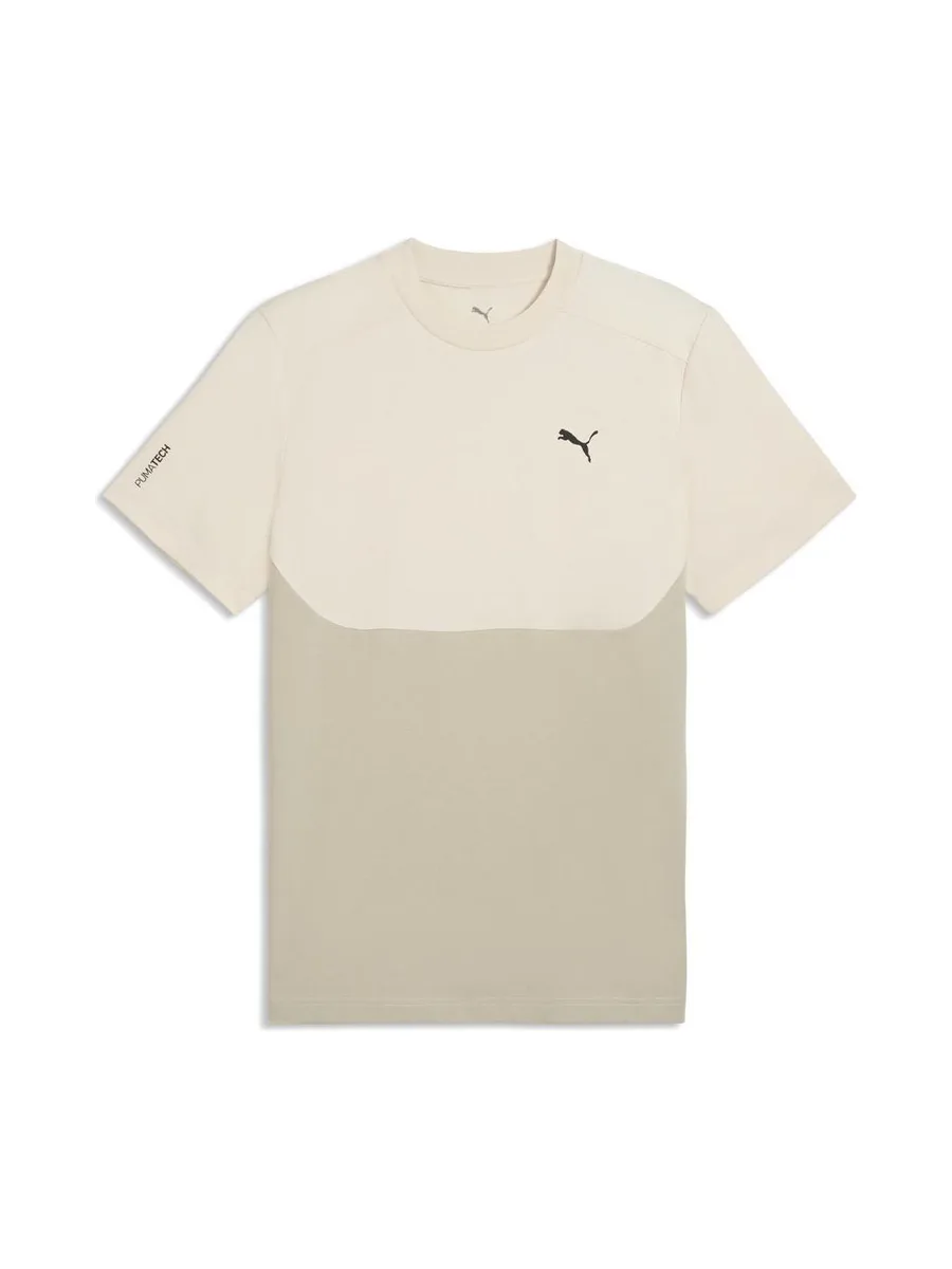 T-Shirt Beige Bicolore Homme Puma Pumatech 2