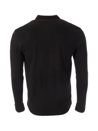 Polo Manches Longues Noir/Gris Homme RMS26 91234 2