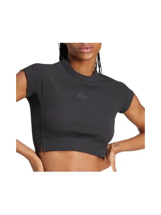 T-Shirt Noir Femme Adidas IT2547 1