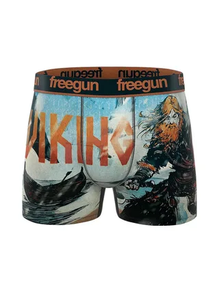 Boxer Bleu Garçon Freegun Viking 1