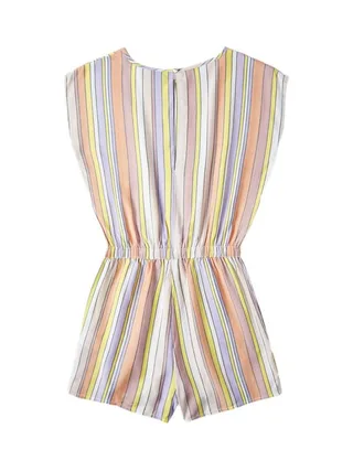 Combishort Rose/Jaune Fille O'Neill Talia Playsuit 2