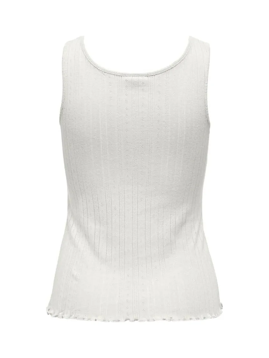 Débardeur Blanc Femme JDY Salsa 2