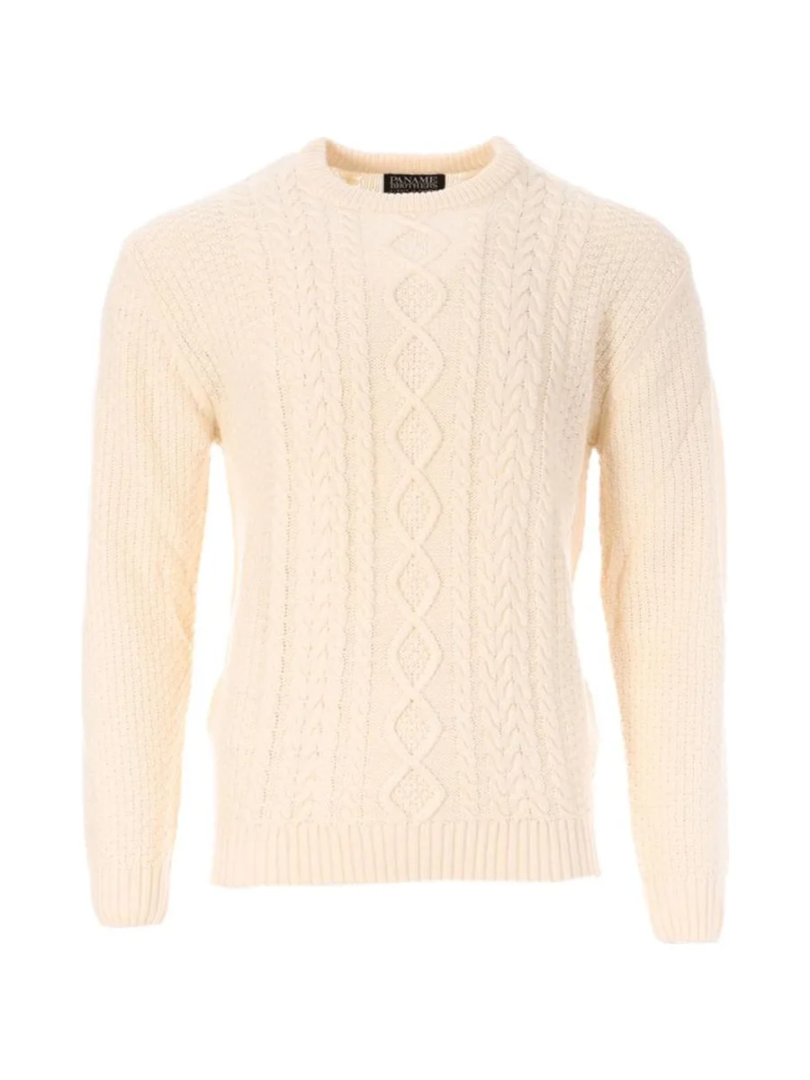 Pull Écru Homme Paname Brothers Irlandais 1