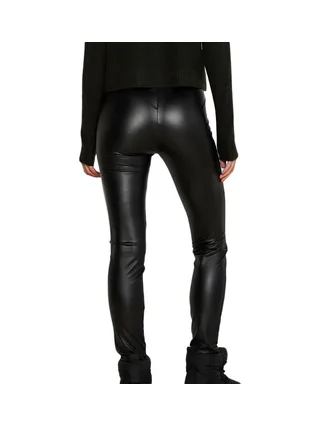 Pantalon Simili cuir Noir Femme Noisy May Coated 2