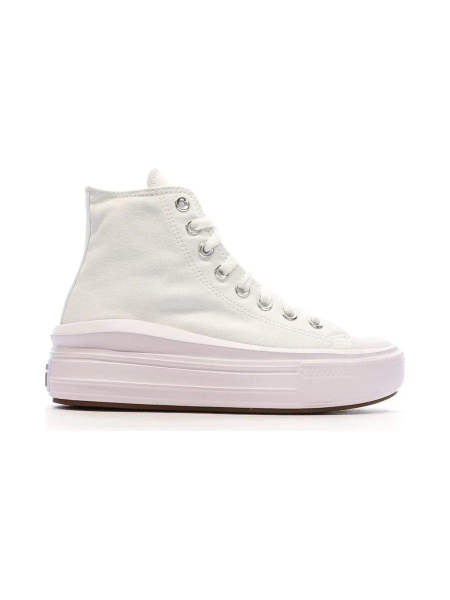 Baskets Blanches Femme Converse Chuck Taylor All Star Move 568498C 3