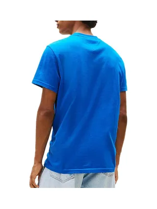 T-shirt Bleu Homme Tommy Hilfiger Tjm Slim Font Play 2