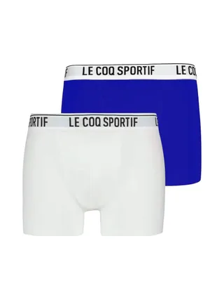 x2 Boxers Bleu/Blanc Homme Le Coq Sportif Camuset 1