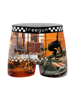 Boxer Noir Garçon Freegun Skate 1