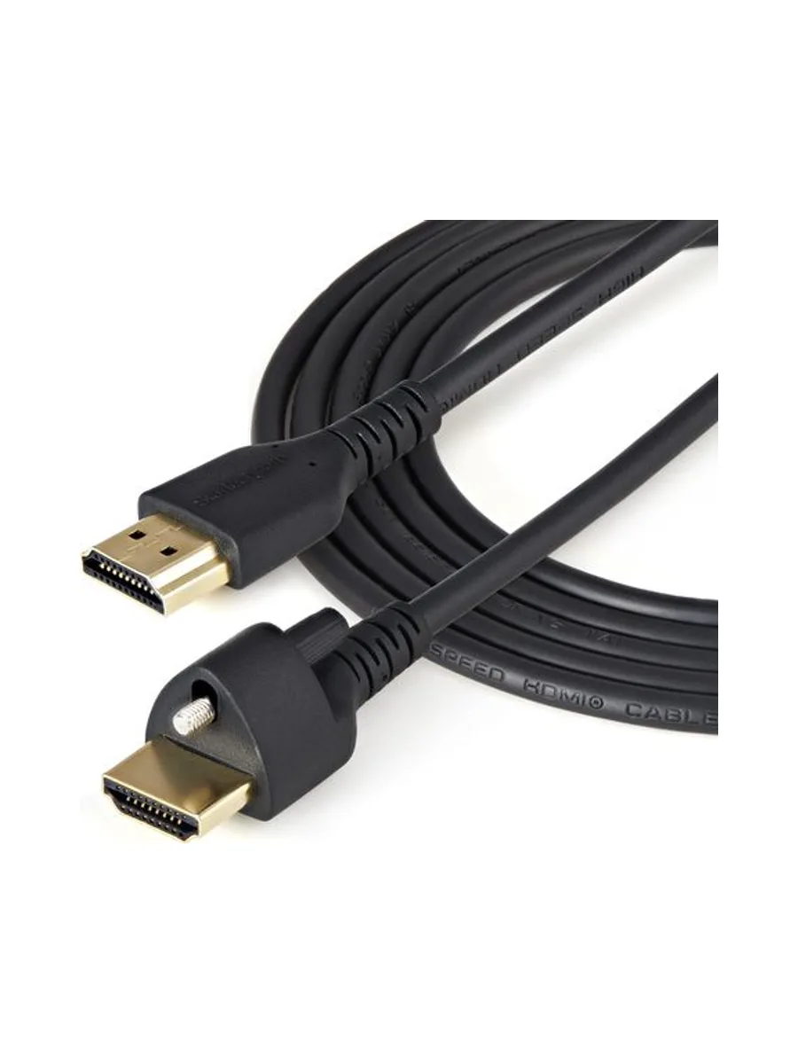 2m6ft HDMI Cable with Locking Screw 4K 3