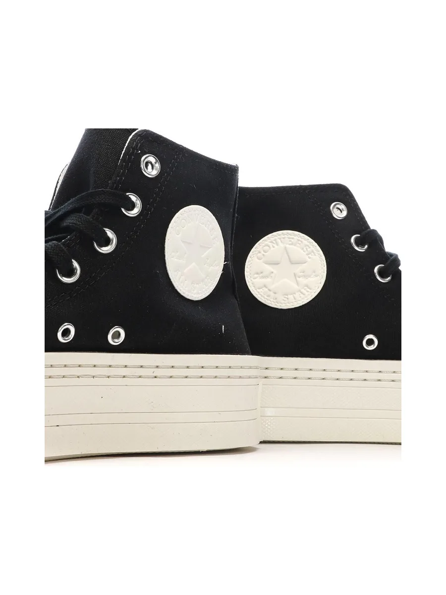Baskets Noires Femme Converse All Star Modern Lift Platform 7